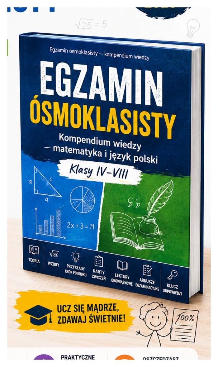 Egzamin ósmoklasisty - okładka ebooka